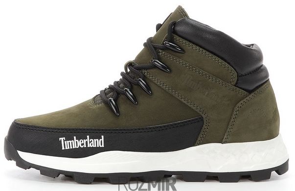 Зимові чоловічі черевики Timberland Winter Boots Khaki з хутром