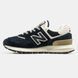 New Balance 574 x Stone Island Navy Blue/White