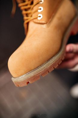 Женские ботинки Timberland 6 inch Premium "Wheat Nubuck" Термо без меха