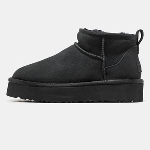 Угги UGG Classic Ultra Mini Platform "Black"