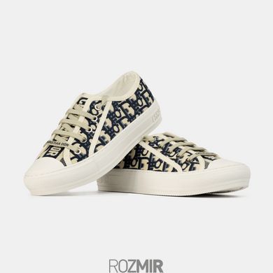 Жіночі кросівки Dior Walk'N'Dior Low Top Beige/Black