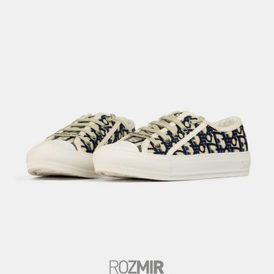 Жіночі кросівки Dior Walk'N'Dior Low Top Beige/Black