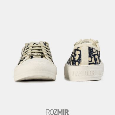 Жіночі кросівки Dior Walk'N'Dior Low Top Beige/Black