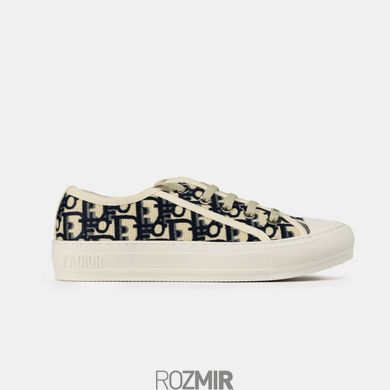 Жіночі кросівки Dior Walk'N'Dior Low Top Beige/Black