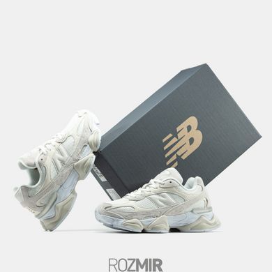 Женские кроссовки New Balance 9060R "Beige/White"