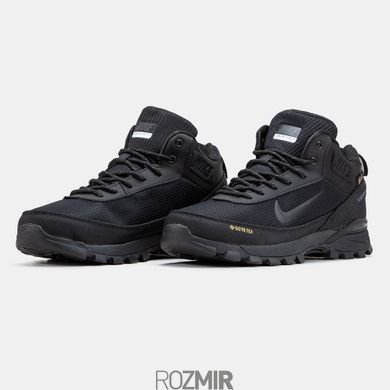 Зимние мужские кроссовки Nike Rivah Gore-Tex "Black" с мехом