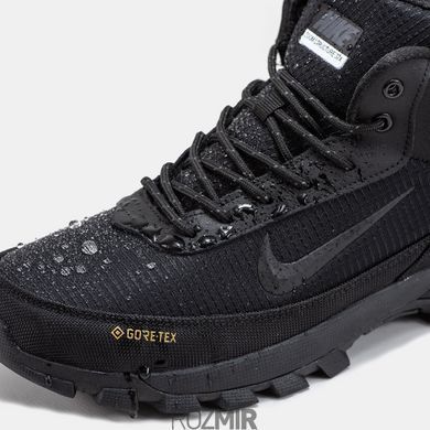 Зимние мужские кроссовки Nike Rivah Gore-Tex "Black" с мехом