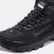 Зимние мужские кроссовки Nike Rivah Gore-Tex "Black" с мехом