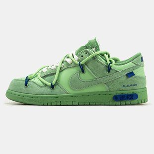Кросівки Nike Dunk Low Off-White Lot 14 Green