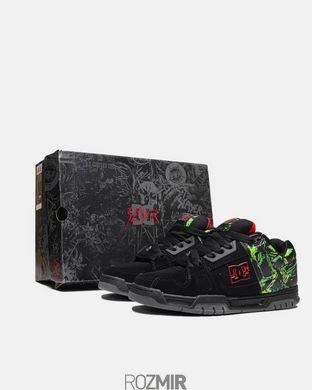 Кроссовки DC x Slayer Stag Skate Shoes "Black/Green/Black"