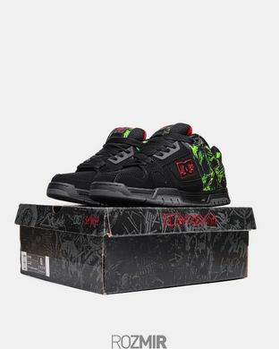 Кросівки DC x Slayer Stag Skate Shoes "Black/Green/Black"