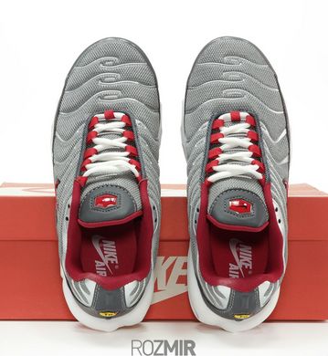 Кроссовки Nike Air Max TN Plus "Grey/White-Red"