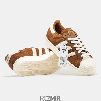 Кроссовки adidas Superstar Brown/Core White