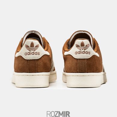 Кроссовки adidas Superstar Brown/Core White