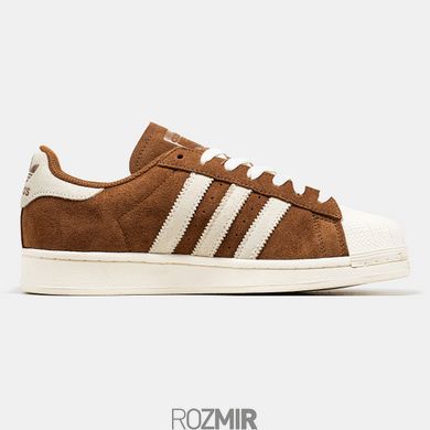 Кроссовки adidas Superstar Brown/Core White