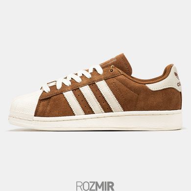 Кроссовки adidas Superstar Brown/Core White