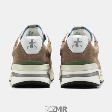 Мужские кроссовки Premiata Moerun "Light Brown/Gray/Blue/White/Black"