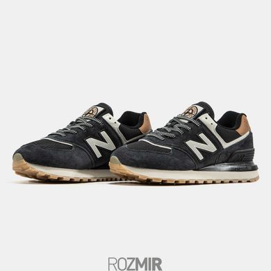 New Balance 574 x Stone Island Black/White - Gum