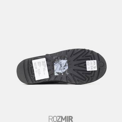 Женские угги UGG Classic Mini Double Zip "Black"