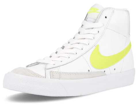 nike blazer mid 77 white lemon venom