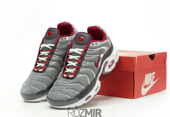 Кросівки Nike Air Max TN Plus "Grey/White-Red"