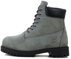 Зимние ботинки Timberland 6-Inch Winter "Grey/Black" с мехом