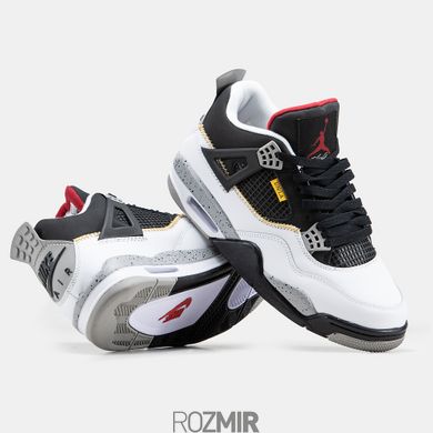 Кросівки Air Jordan 4 Retro White-Black
