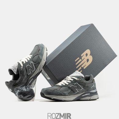 Чоловічі кросівки New Balance 990 Gore-Tex Термо "Dark Grey/White"