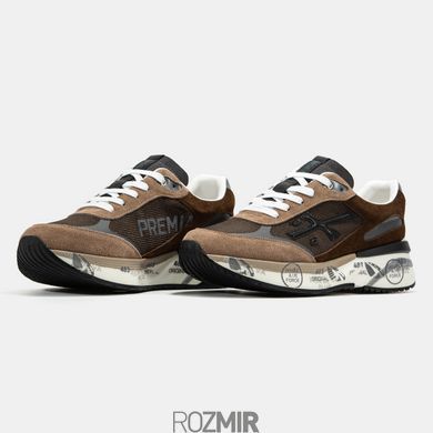 Мужские кроссовки Premiata Moerun "Brown/Black/White/Gray"