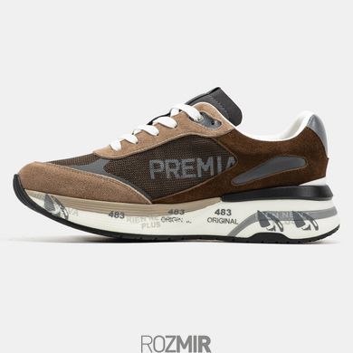 Мужские кроссовки Premiata Moerun "Brown/Black/White/Gray"