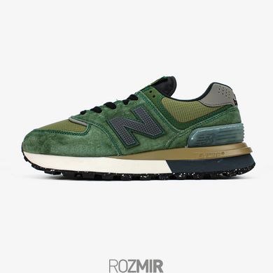 Мужские кроссовки Stone Island x New Balance 574 Legacy Dark Green