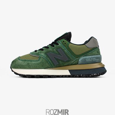 Мужские кроссовки Stone Island x New Balance 574 Legacy Dark Green