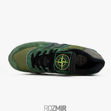 Мужские кроссовки Stone Island x New Balance 574 Legacy Dark Green