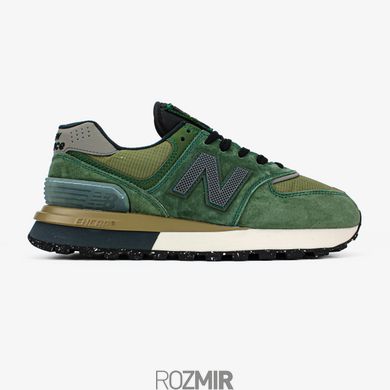 Мужские кроссовки Stone Island x New Balance 574 Legacy Dark Green