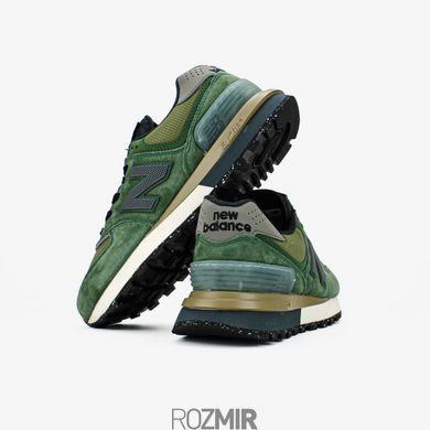 Мужские кроссовки Stone Island x New Balance 574 Legacy Dark Green