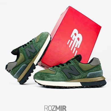 Мужские кроссовки Stone Island x New Balance 574 Legacy Dark Green