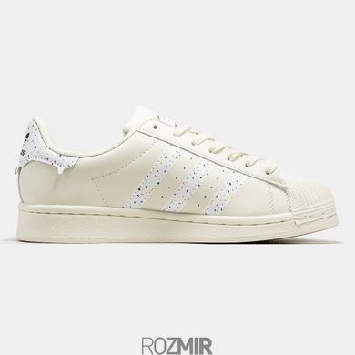 Женские кроссовки adidas Superstar Core White/Light Beige