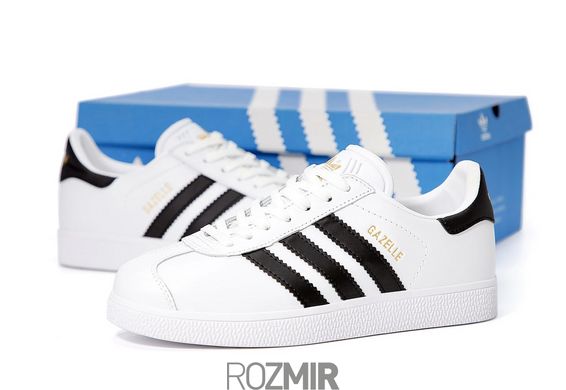 Женские кроссовки adidas Gazelle White/Black