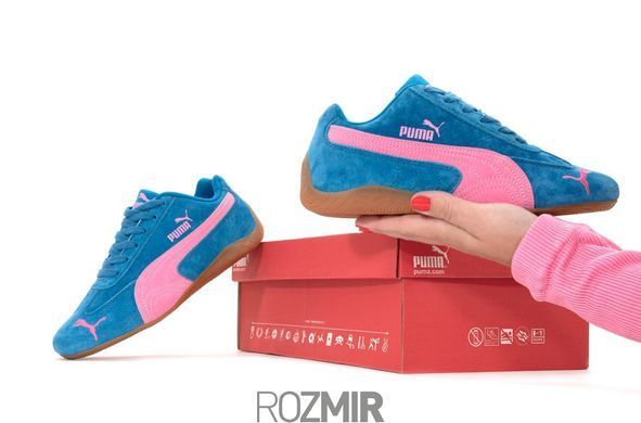 Женские кроссовки Puma Speedcat "Tropical Blue / Poised Pink"