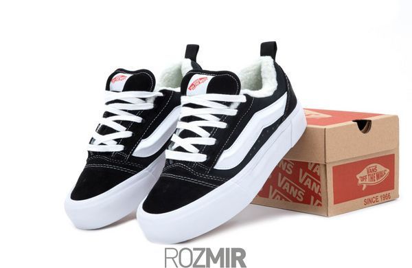 Зимние кеды Vans Knu Stack Skate Shoe Winter Black