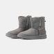 Женские угги UGG Classic Mini Double Zip "Grey Lacquer"