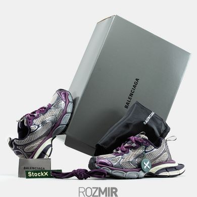 Кросівки Balenciaga 3XL Grey/Silver-Purple