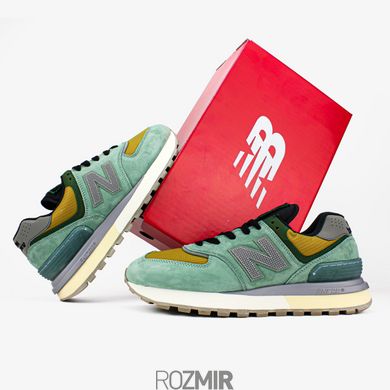 copy_Чоловічі кросівки Stone Island x New Balance 574 Legacy Light Green