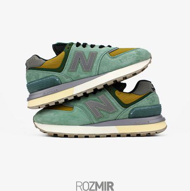 copy_Чоловічі кросівки Stone Island x New Balance 574 Legacy Light Green