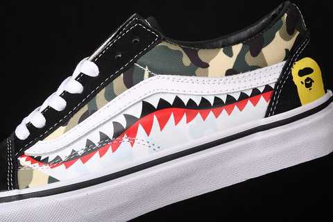 Vans old clearance skool bape