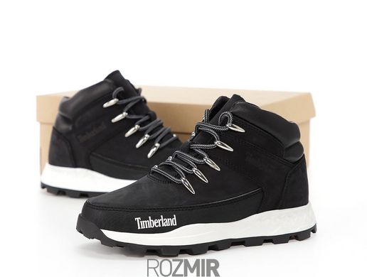 Зимові чоловічі черевики Timberland Winter Boots Black з хутром