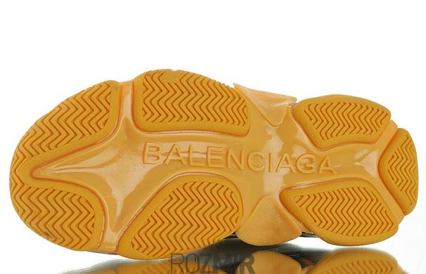 Женские кроссовки Balenciaga Triple S Trainers Clear Sole "White/Yellow"
