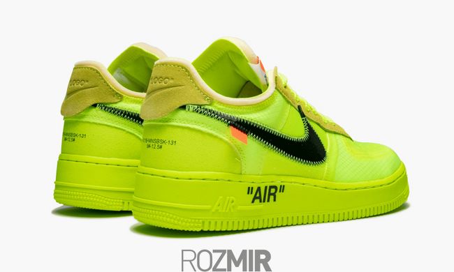 Кроссовки OFF-WHITE x Nike Air Force 1 Low "Volt" A04606-700