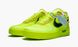 Кросівки OFF-WHITE x Nike Air Force 1 Low "Volt" A04606-700