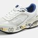 Жіночі кросівки Premiata Moerun "White/Blue/Black/Yellow/Grey"